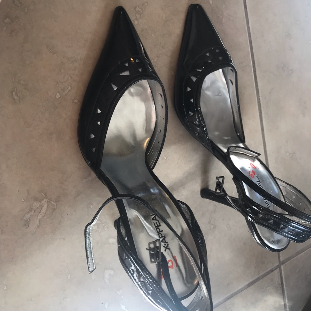 Unused black Flamenco heels